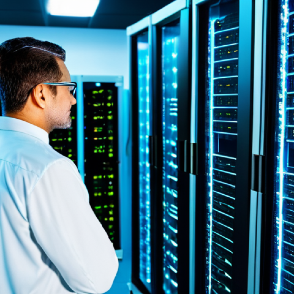 Data Protection - Modern Cybersecurity**

"A professional IT specialist in a modern, brightly lit server room, implementing data protection measures. They are working with a holographic display showing cybersecurity visualizations. Fully clothed in appropriate attire, safe for work, perfect anatomy, correct proportions, professional, family-friendly, high quality."

**