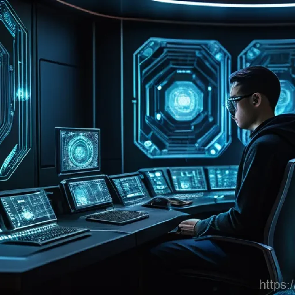 보안 취약점 관리 관련 교육 프로그램 - **Prompt:** An advanced AI cyberattack in progress, depicted as glowing, intricate neural network pa...